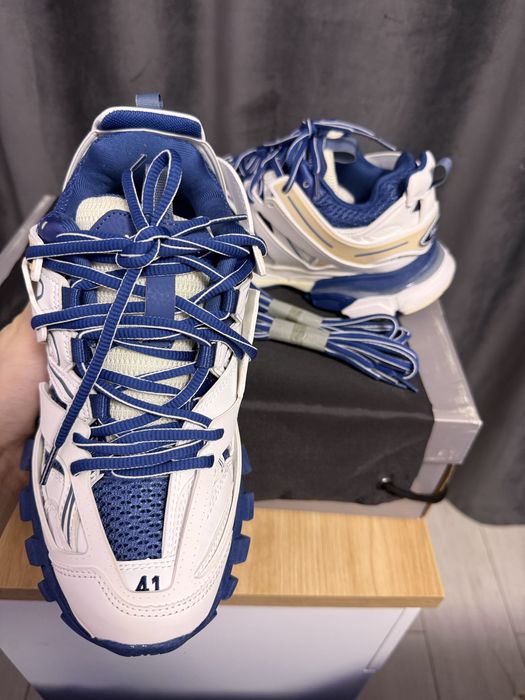 Adidasi Balenciaga Track / White & Blue / Premium / 2026