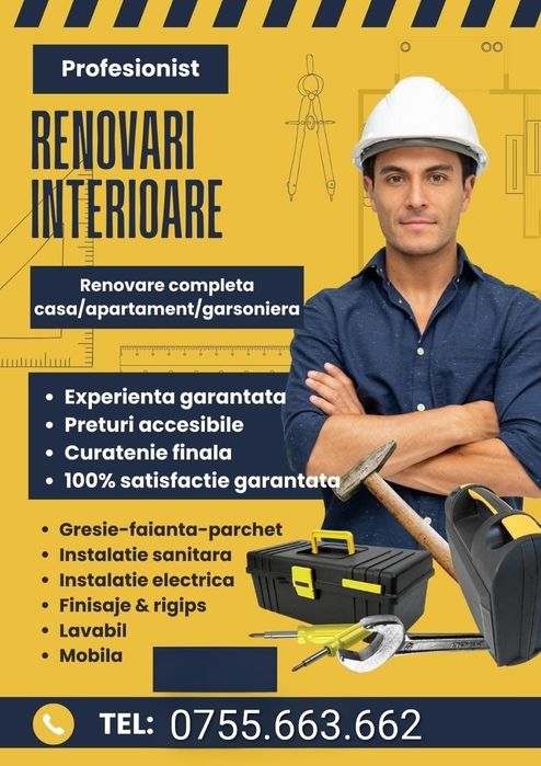 amenajări interioare ne deplasam pe tot județul