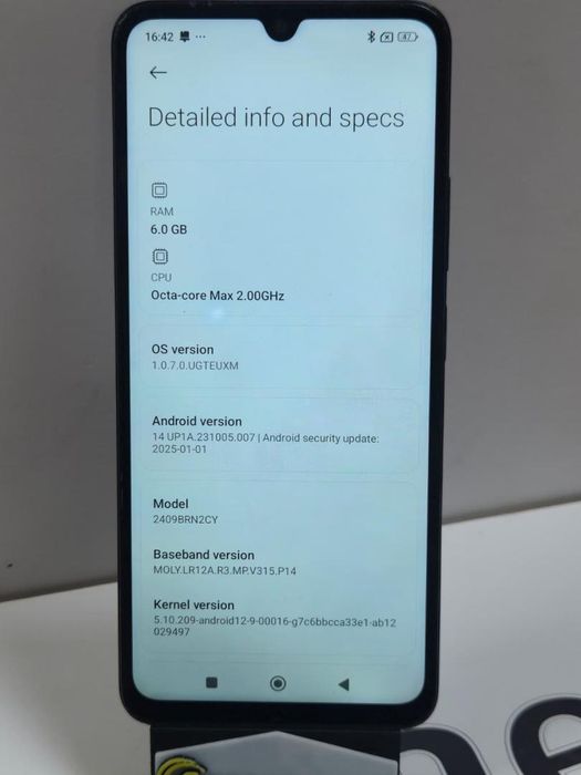Telefon mobil Xiaomi Redmi 14C, 8GB RAM, 128GB, Midnight Black -P-