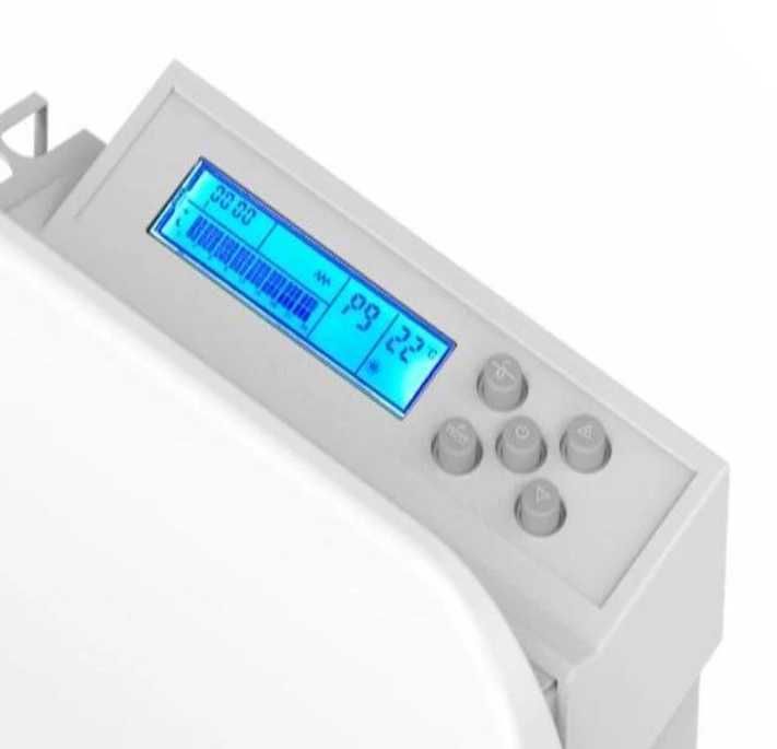 Radiator electric din fontă ASPEN de 2000 W cu ecran LCD