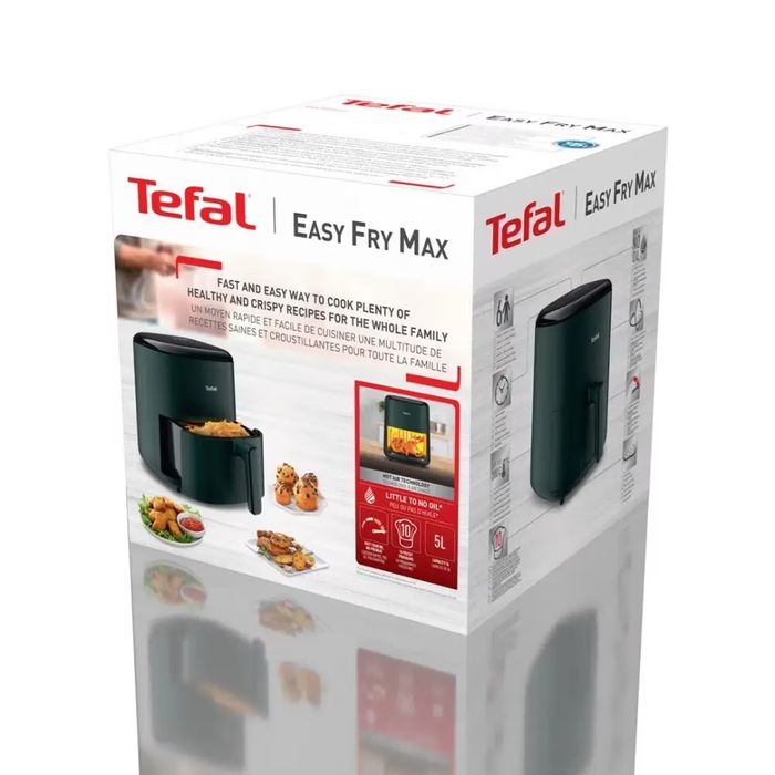 Фритюрник с горещ въздух TEFAL Easy Fry Max EY245B10, 1,2 кг, 5 л, 1500 W