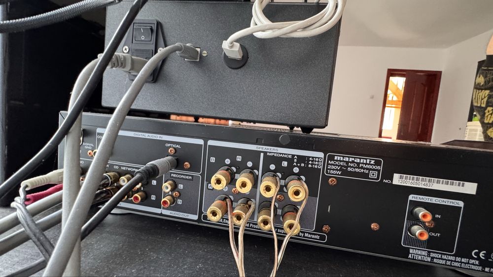 Marantz PM6005 + Canton Chrono SL 520 – sistem Hi-Fi stereo, stare impecabilă