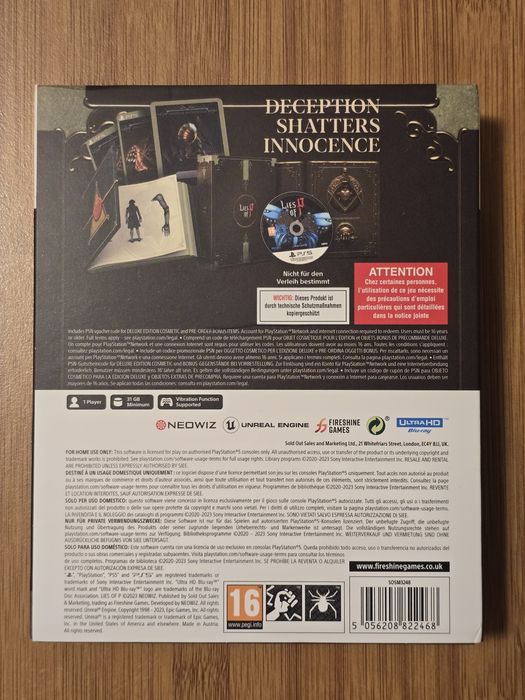 Lies of P Deluxe Edition PS5 Steelbook