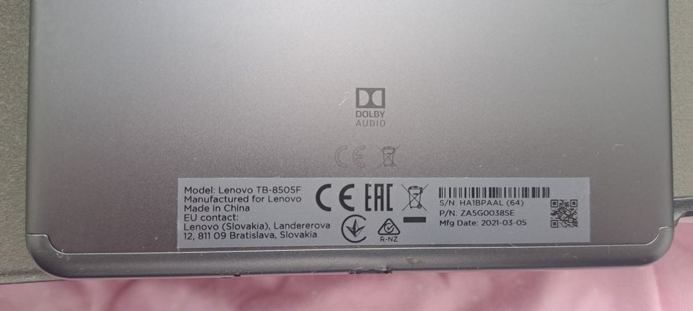 Tableta Lenovo TB-8505F