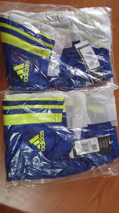 2 x Pantaloni Scurti Adidas SQUAD 21 albastri noi M si L