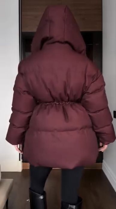 Куртка из плотного драпа, зима