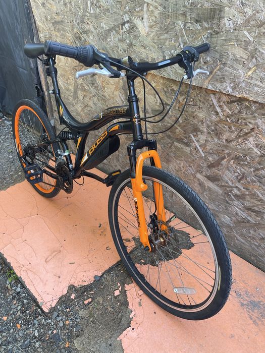 Bicicleta boss cu suspensii  frane pe disc roti 26”