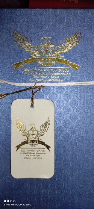 Чайный сервиз фарфоровый