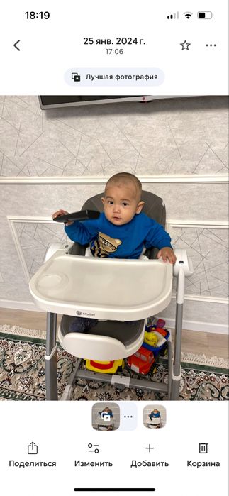 столик для кормление 3в1 марибель