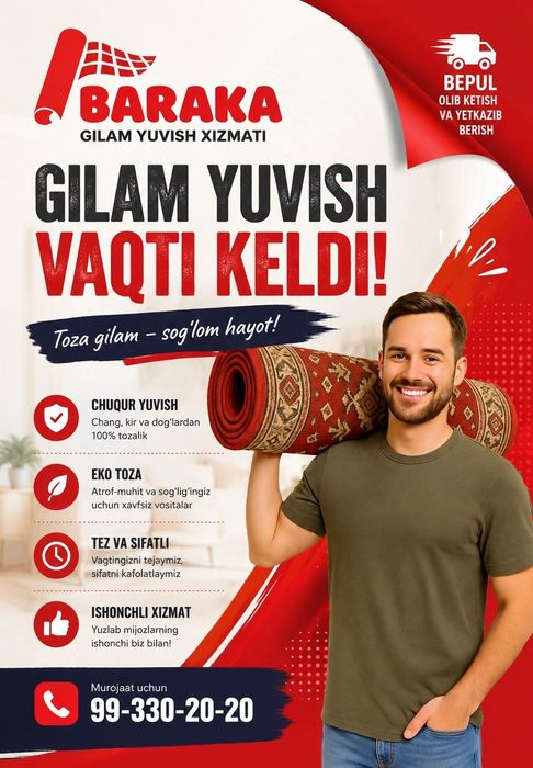 BARAKA Gilam Yuvish Fabrikasi