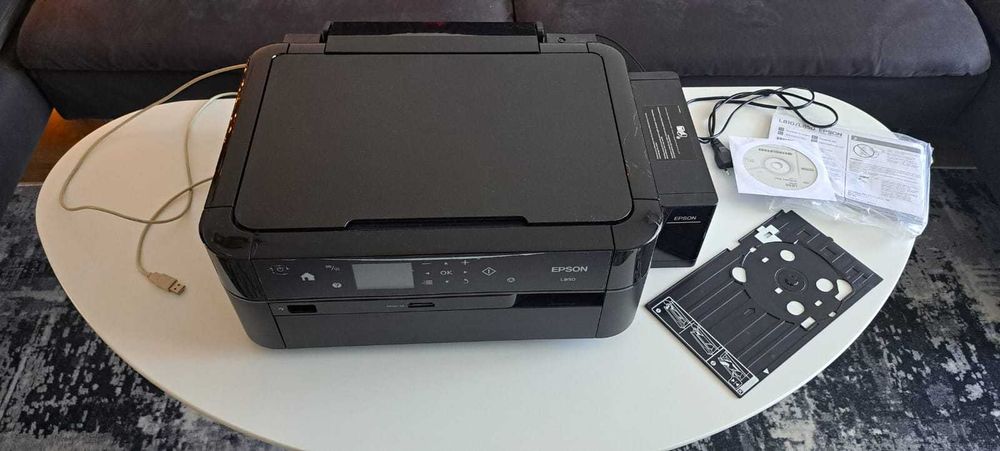Epson L850 Imprimantă color, A4, imprimare CD/DVD, scaner