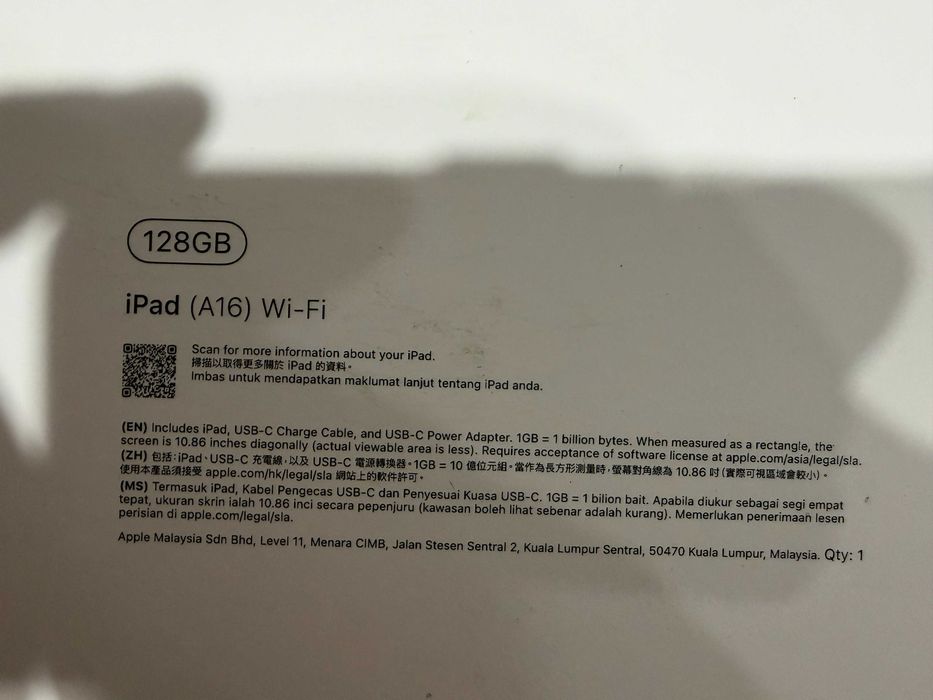 Apple iPad 11 A16 6 Гб/128 Гб