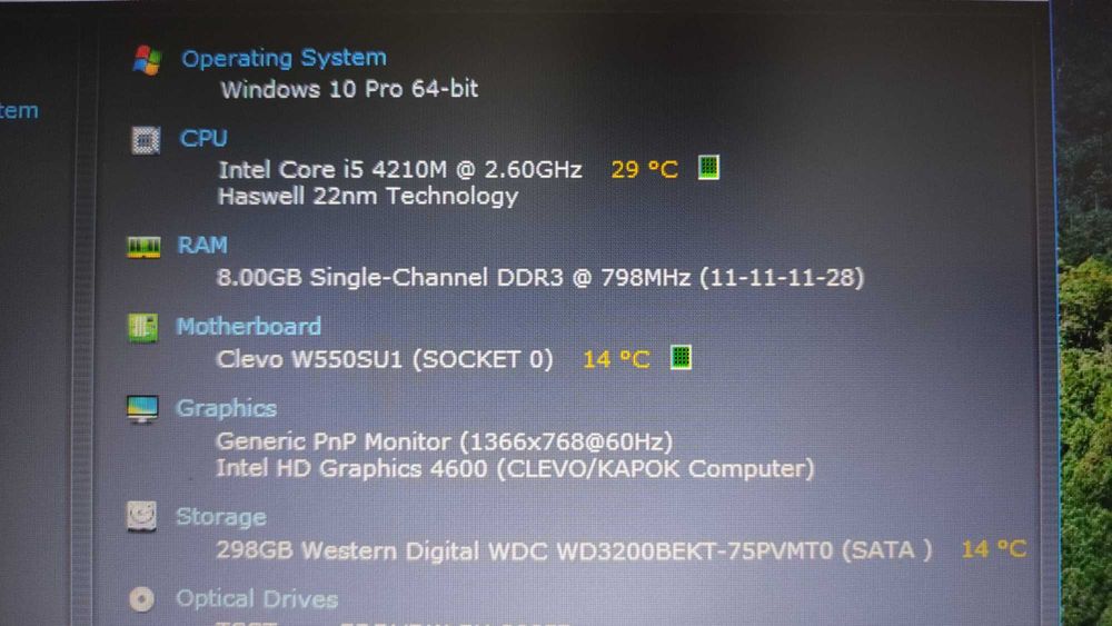 Laptop Terra Mobile (Clevo) 1529H