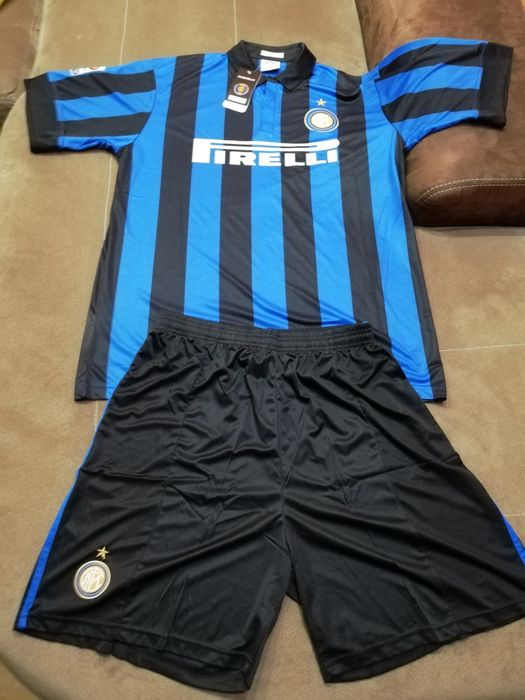 Мъжки футболен екип фланелка с шорти