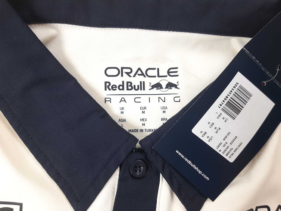 Red Bull Racing Team Polo Shirt - Оригинална мъжка тениска с яка