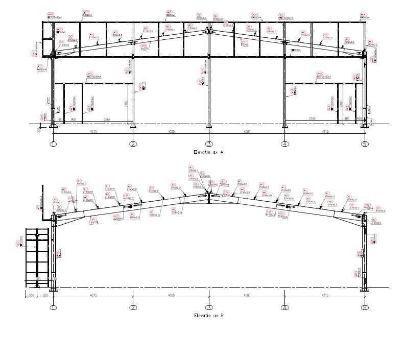 Proiectare Hale Metalice / Beton Armat - Arhitectura / Structura