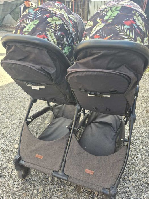 Бебешка количка за близнаци Chipolino - Дуо Смарт, екзотик