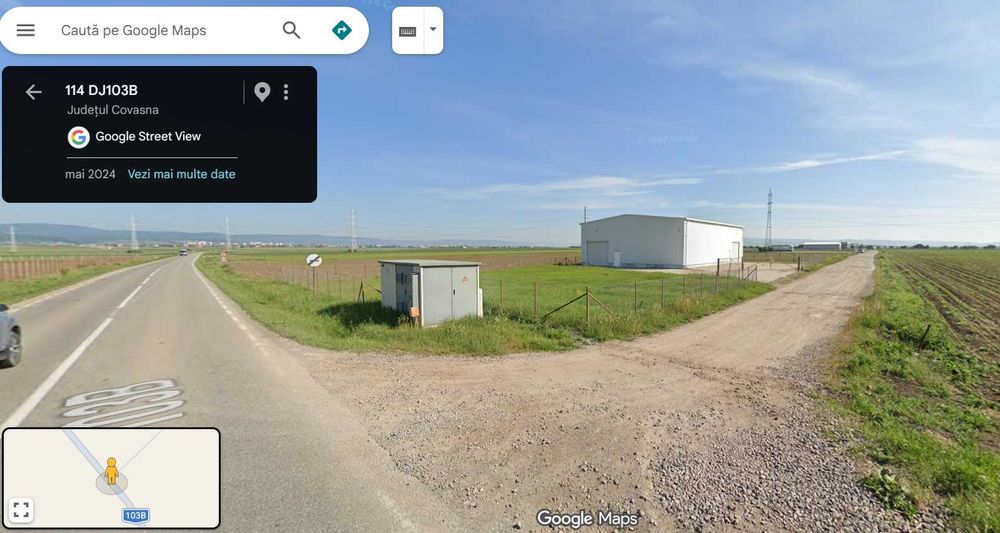 Teren industrial intravilan 5000mp Sfantu Gheorghe/ Ozun