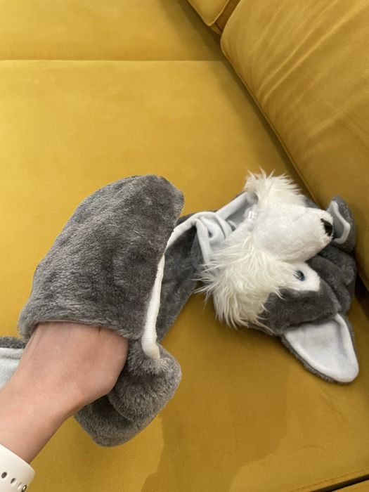 Шапка волка детская