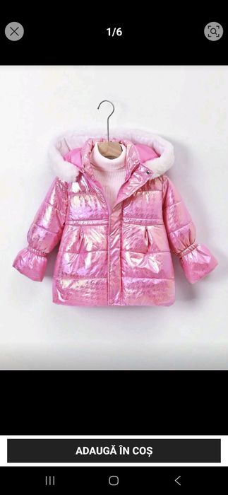 Geaca 4 ani roz fete