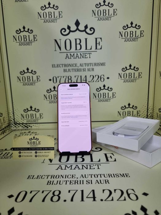 Noble Amanet - iPhone 17 Pro Max 5G, 256GB, Cosmic Orange