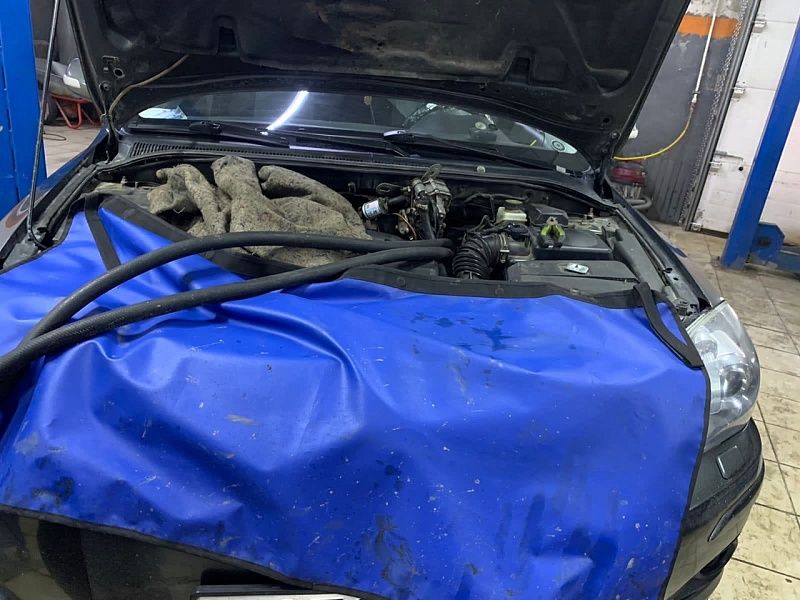 Промывка печки на месте.