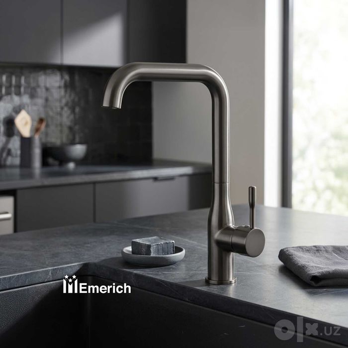 Gunmetal oshxona smesiteli | Смеситель Emerich 4698D