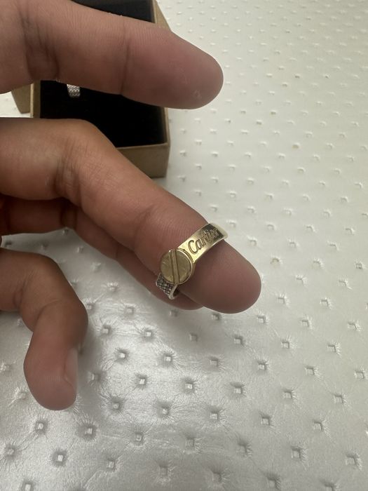 Продам копмлект Cartier золотой