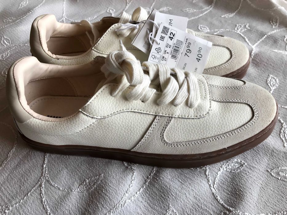 Маратонки/ сникърси/ спортни обувки Reserved естествена кожа №42 нови