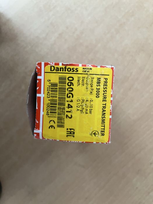 Преобразователь давления Danfoss MBs 3000