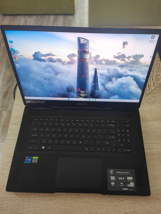 Laptop gaming MSI stealth gs77 I9 32GB RTX 3070TI