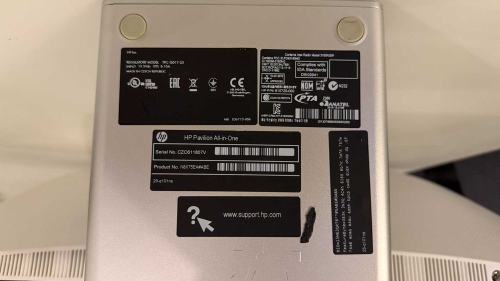 Компютър HP  pavilion all in one 23 q101ns touchscreen  ЗА ЧАСТИ