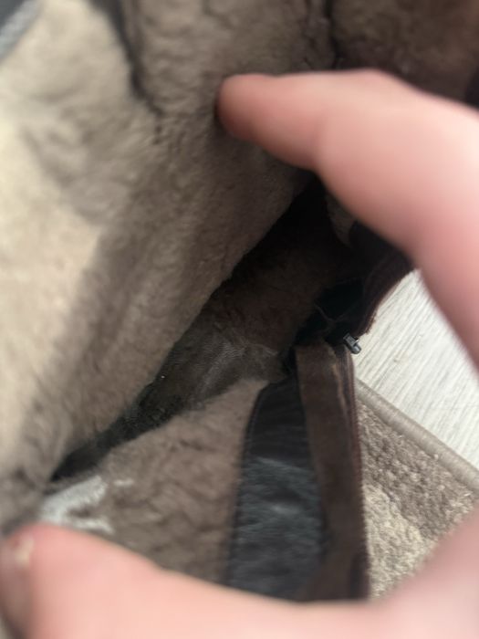 Cizme de piele Hugo Boss