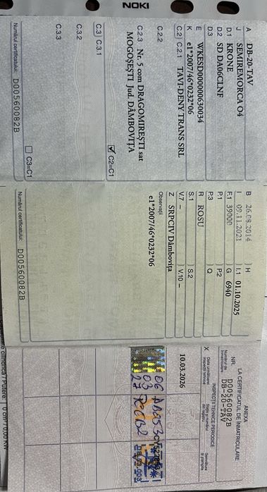 Semiremorca Krone Vario 2014