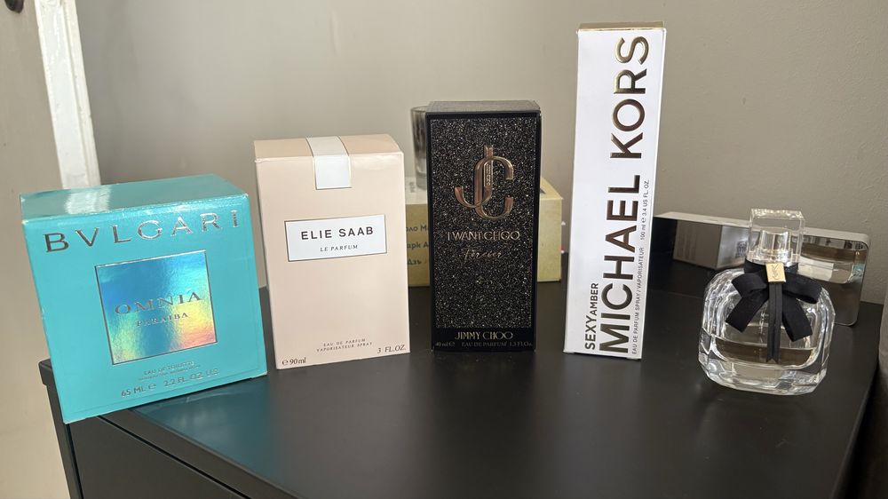 Оригинални парфюми Jimmy Choo, YSL, BULGARI, Michael Kors, Elie Saab