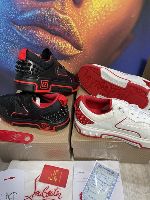 Adidasi Christian Louboutin piele naturala 100% Full Box colectie noua