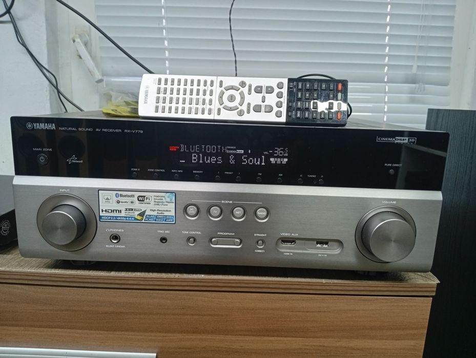 7.2 Канале ресивър YAMAHA RX-V 779 Bluetooth 4K Wi-fi