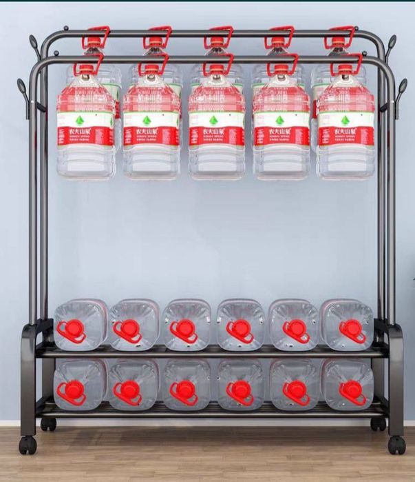 Вешалка напольная для одежды и обуви. Double Pole 48 кг(оригинал)