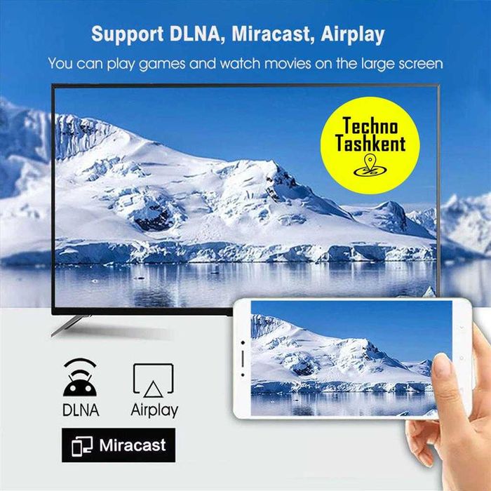 Tvbox H96 Max 4/32 6K +Proshivka Polniy Komplekt (Dostavka Bor)