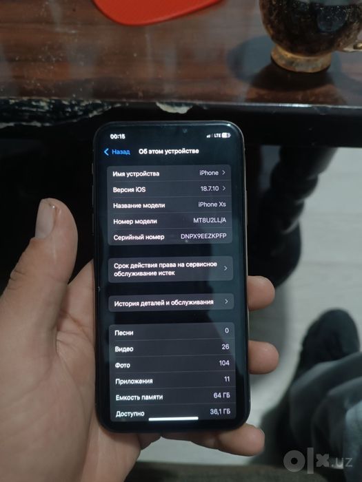 Iphone xs oq kiriwkada telefon ishlashi zor
