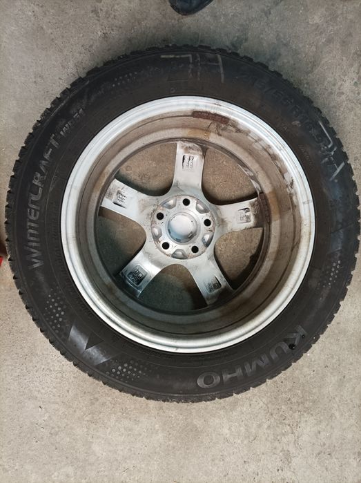 4 броя НОВИ джанти с НОВИ зимни гуми 5*108