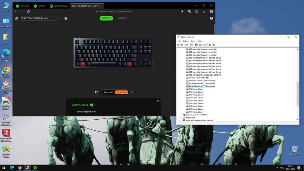 Tastatura Gaming Razer Huntsman V2 Black Optical Purple Mecanica