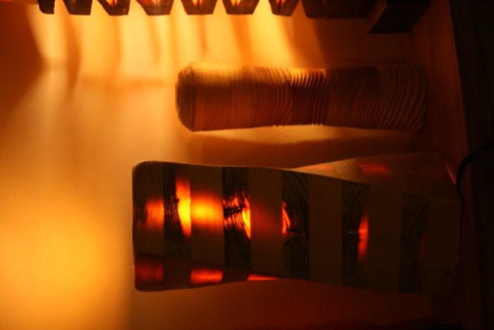 Уникални Арт дървени лампи