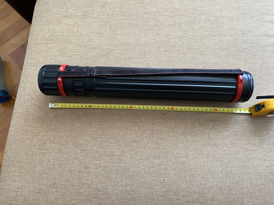 Tolbă ajustabilă mică / tub plastic documente - S