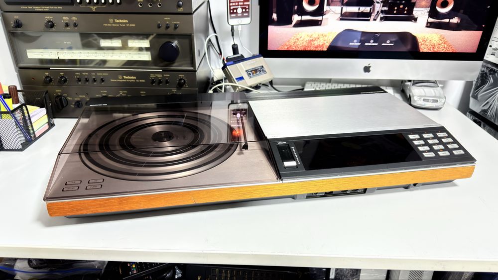 Sistem Audio Vintage Bang & Olufsen Beocenter 7002 • Pick-up, Casetofon și Radio • Se Vinde ca Defect • Finali Audio Buni / Proiect Restaurare