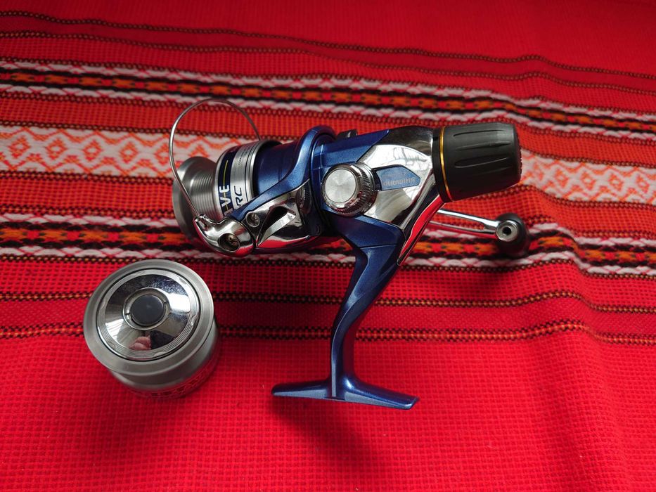 Риболовен комплект Италианска въдица Lineaeffe Carbon и макара Shimano