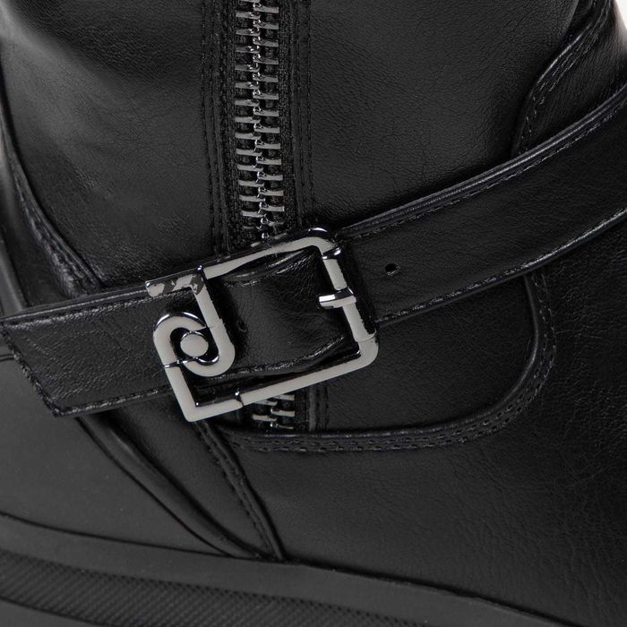 LIU JO № 37 – Дамски кожени боти "BLACK & GREY" нови с кутия