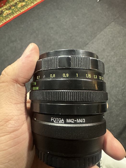 Гелиос обектив HELIOS 44M obektiv + adapter M42-M4/3 адаптер