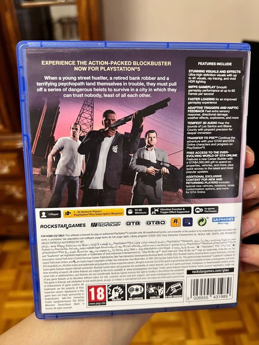 Игра GTA 5 на PS5