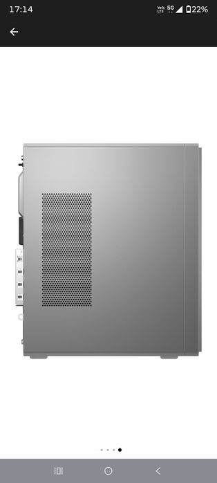 Sistem Desktop PC Lenovo IdeaCentre 5 14IMB05 procesor i3-10100 pana la 4.30 GHz, Comet Lake, 8GB DDR4, 256GB SSD M.2 2242 NVMe, DVD-RW, Intel UHD 630